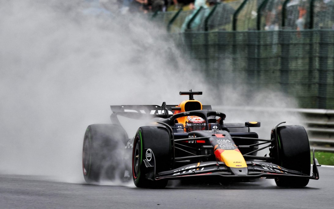 Verstappen FP3 Belgium wet