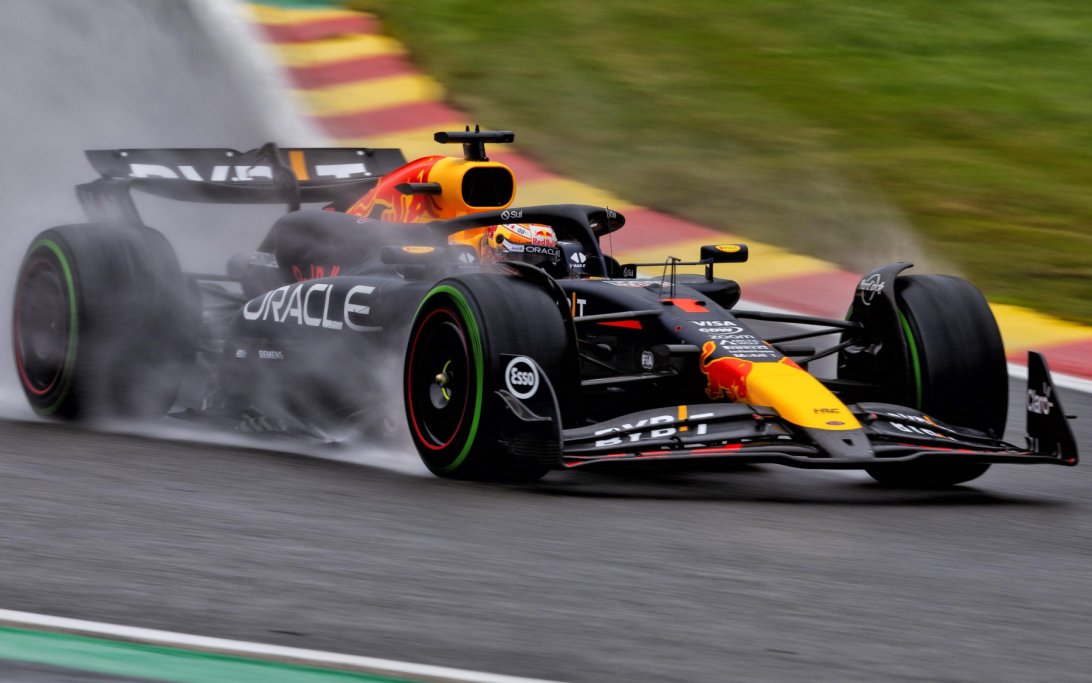 Verstappen FP3 wet Belgium