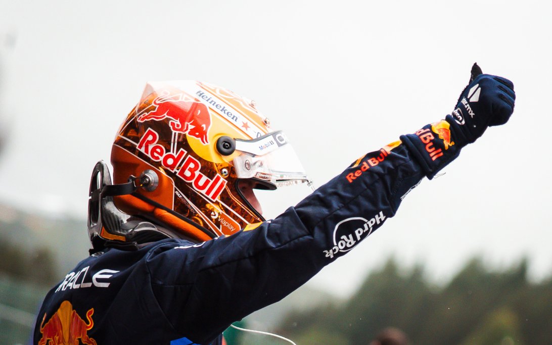 Verstappen wet qualifying Belgium