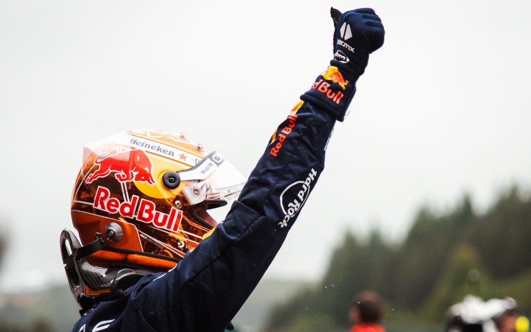 Verstappen wet qualifying Belgium