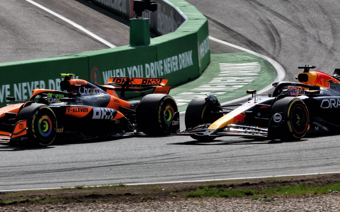 Norris Verstappen Zandvoort race