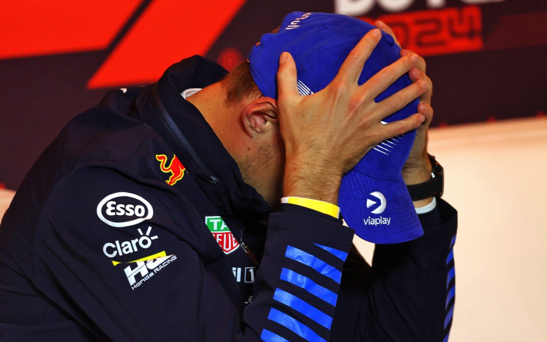 Verstappen post race Zandvoort