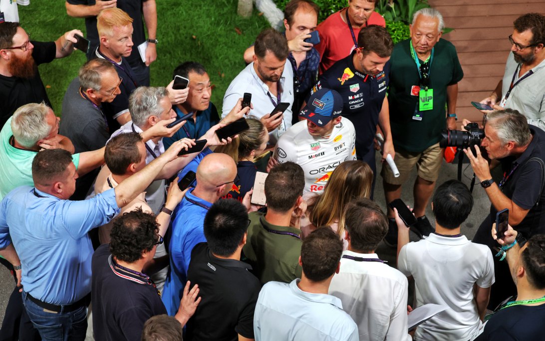 Verstappen post qualy Singapore