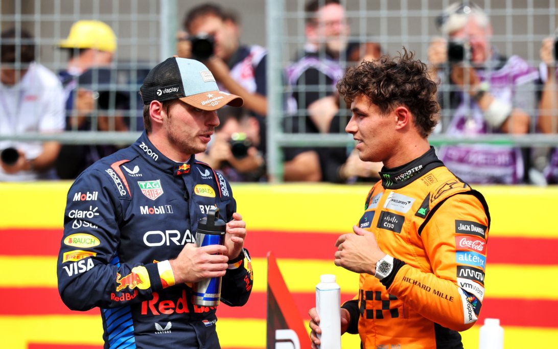 Verstappen Norris sprintrace Austin