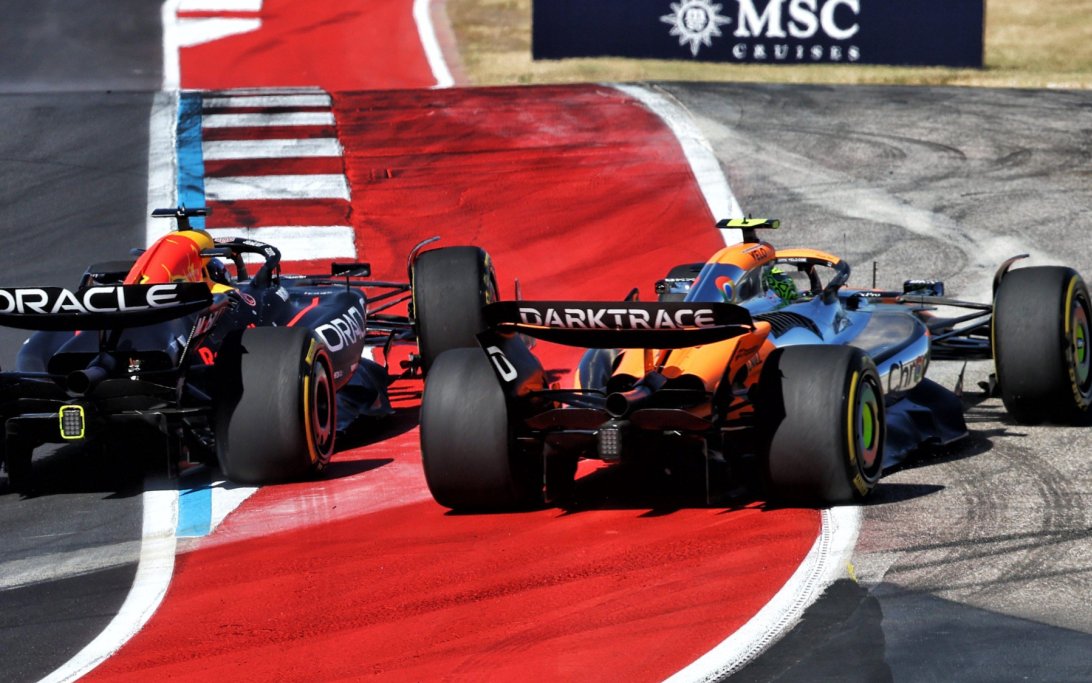 Verstappen Norris start USA