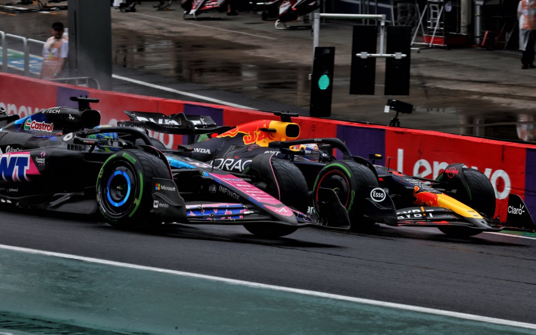 Verstappen Ocon wet Brazil