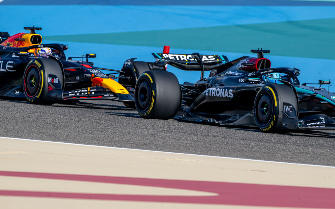 Verstappen Russell Bahrain