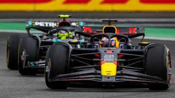 Aangepaste startopstelling Formule 1 GP China 2024