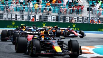 LIVE: Reaction as Verstappen storms to historic Miami pole