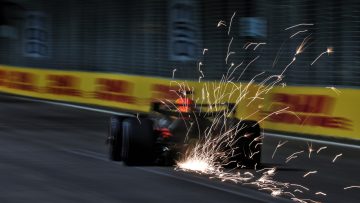 Samenvatting tweede training Singapore: Verstappen komt flink tekort