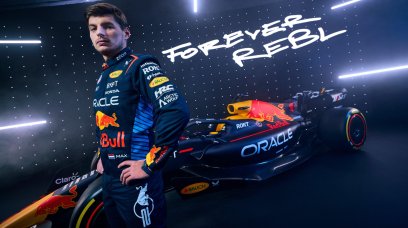 Verstappen RB20 launch