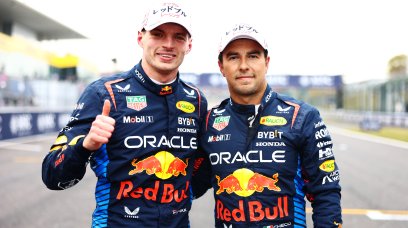Verstappen Perez Japan
