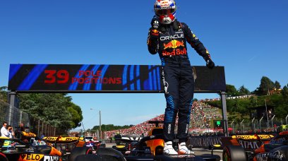 Verstappen pole Imola