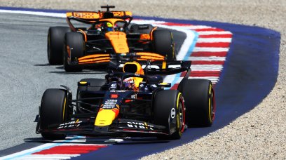 Verstappen Norris Austria sprint