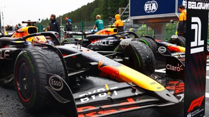 Verstappen wet qualifying Belgium
