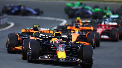 Verstappen Race start Zandvoort