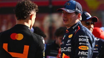 Verstappen Norris Abu Dhabi race day