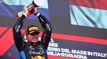 Verstappen podium Imola