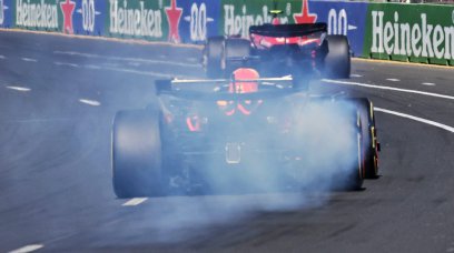 Verstappen Australia DNF smoke
