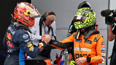 Verstappen Norris Spain