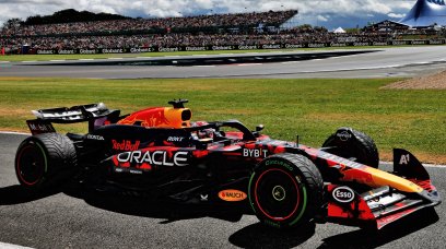 Verstappen Wet Qualifying Silverstone