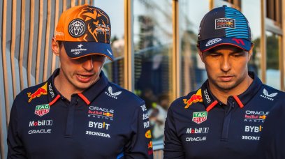 Verstappen Perez Hungary