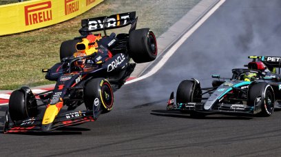 Verstappen Hamilton Hungary