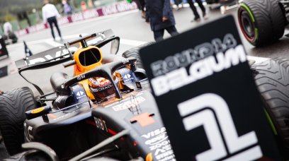 Verstappen wet qualifying Belgium