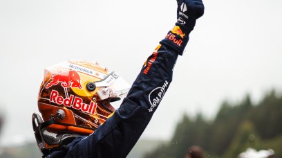 Verstappen wet qualifying Belgium