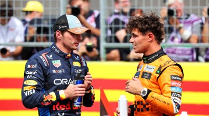 Verstappen Norris sprintrace Austin