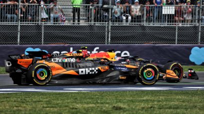 Verstappen Norris race Mexico