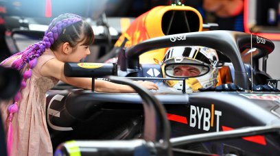 Verstappen Penelope Abu Dhabi race day