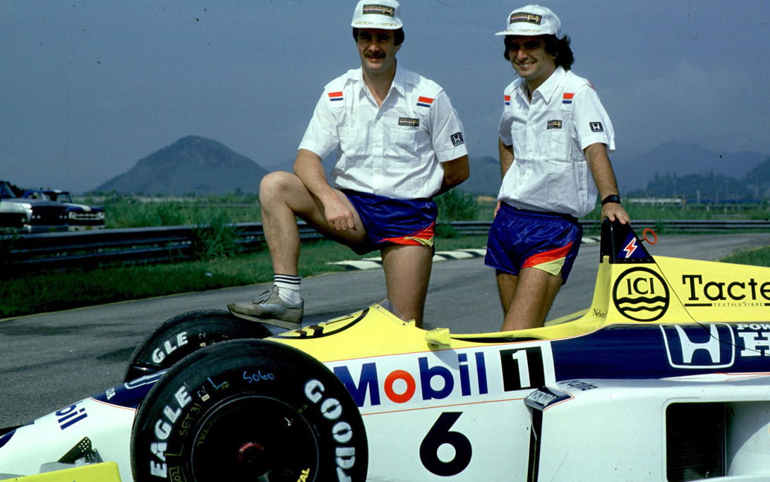 Nigel Mansell Nelson Piquet 1986 Williams