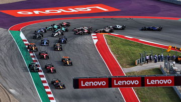 Aangepaste startopstelling sprintrace Formule 1 GP Verenigde Staten 2024