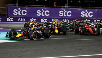 Verstappen dominates historic Saudi Arabian GP as Bearman seventh