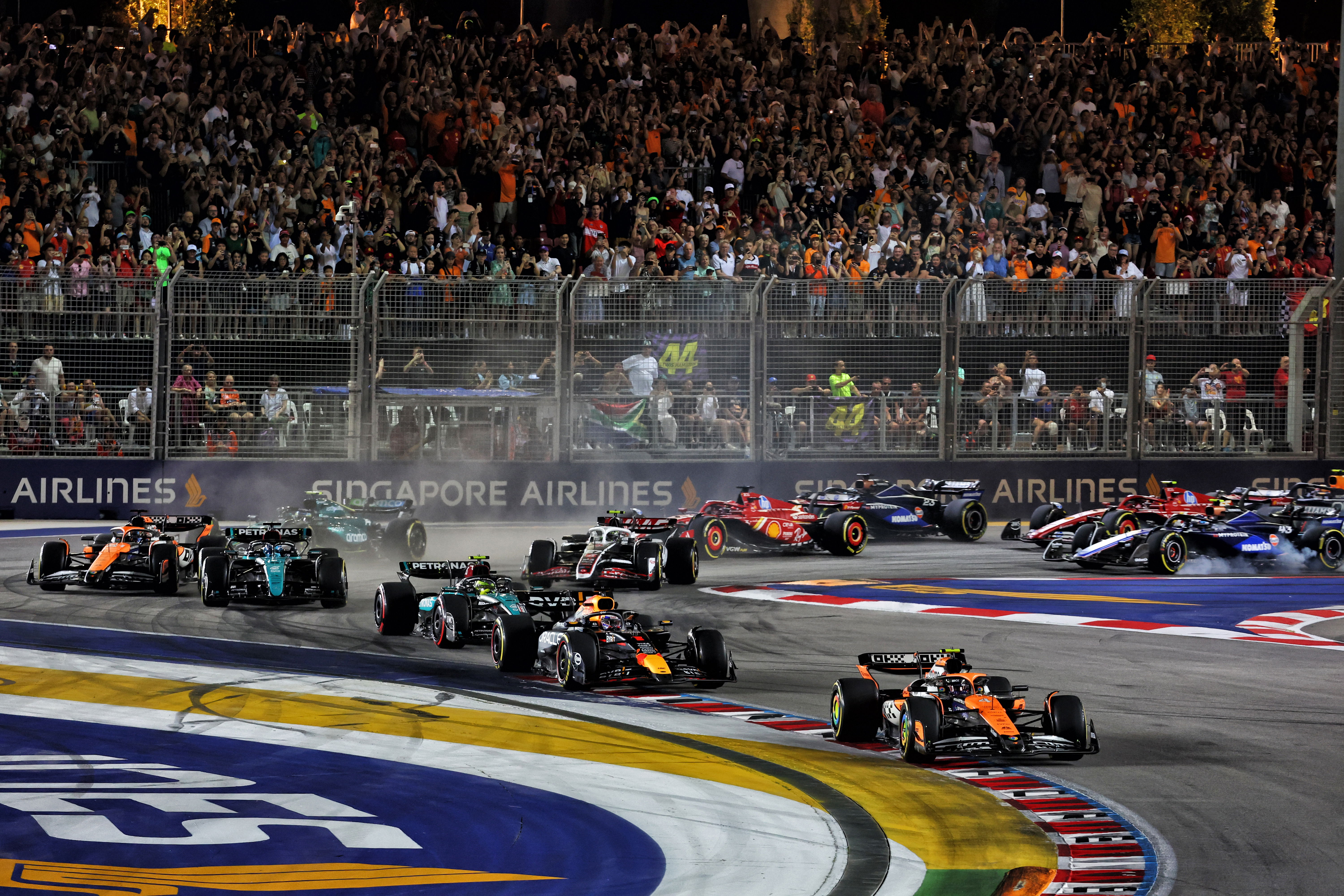 Race start GP Singapore