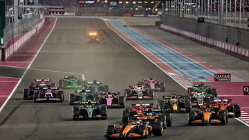 Aangepaste startopstelling Formule 1 GP Qatar 2024 na straf Verstappen