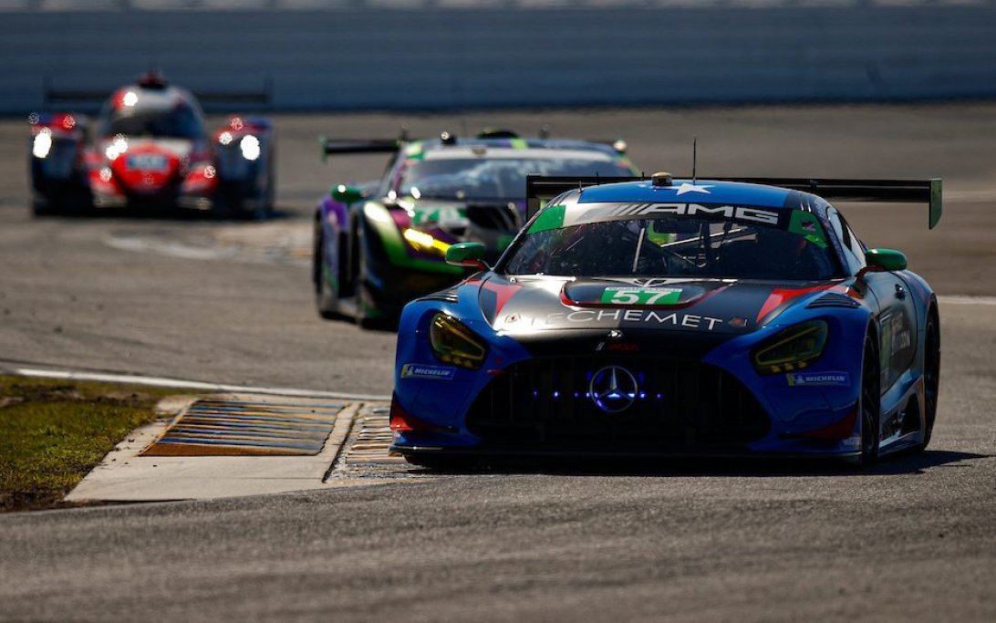 Daytona #57: WINWARD RACING, Mercedes AMG GT3, GTD: Russell Ward, Philip Ellis, Indy Dontje, Daniel Morad