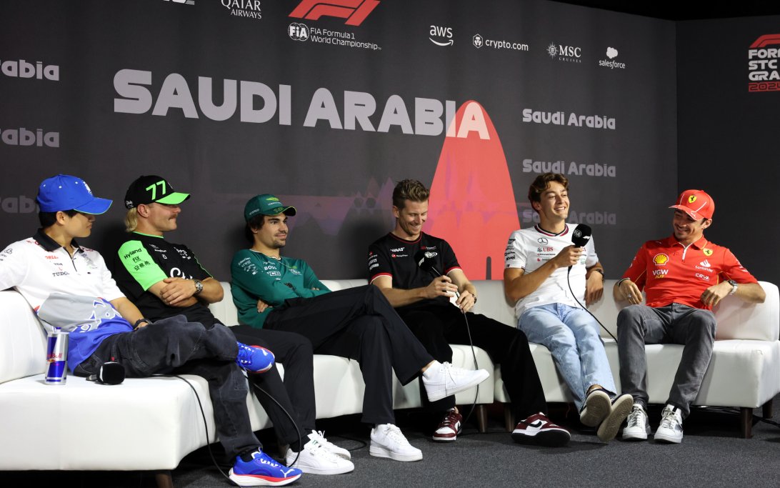 F1 Press Conference Saudi Arabia