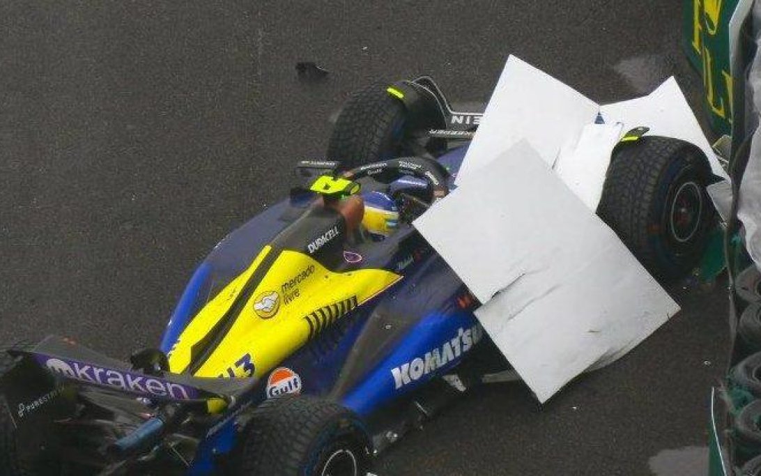 Colapinto crash screenshot brazil