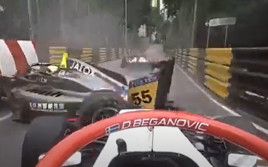 Macau crash Formula Regional 2024