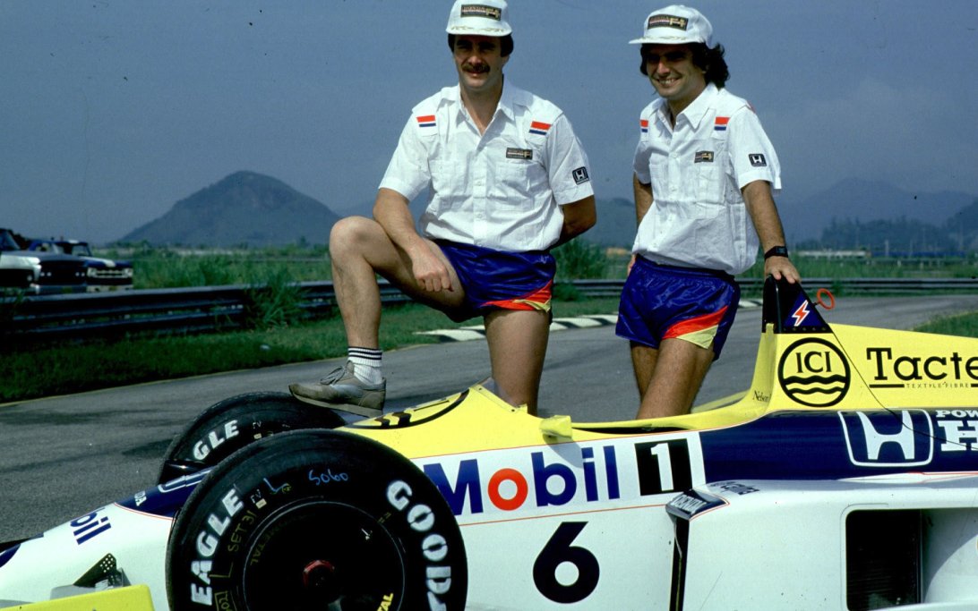 Nigel Mansell Nelson Piquet 1986 Williams