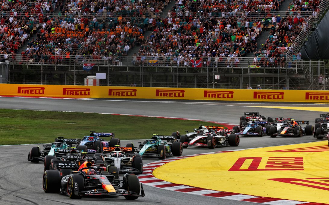 Verstappen start Spain 2023