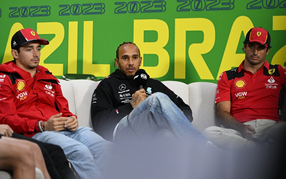 Leclerc Hamilton Sainz
