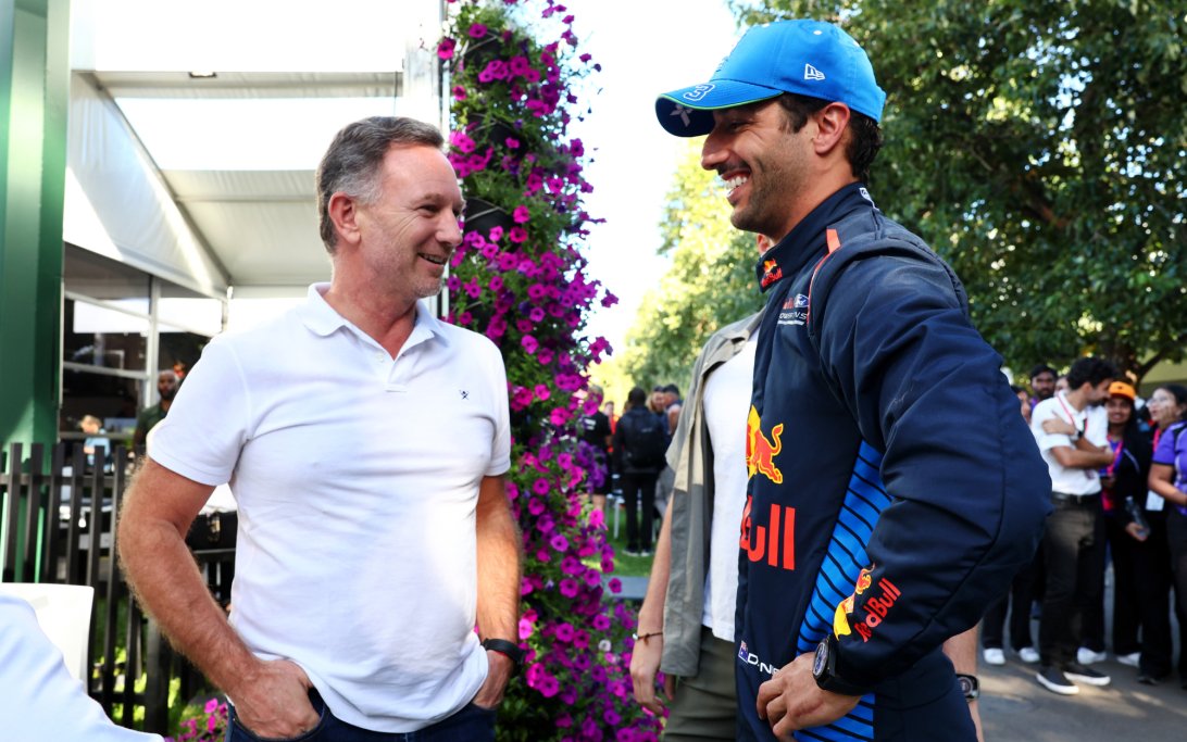 Horner Ricciardo Australia