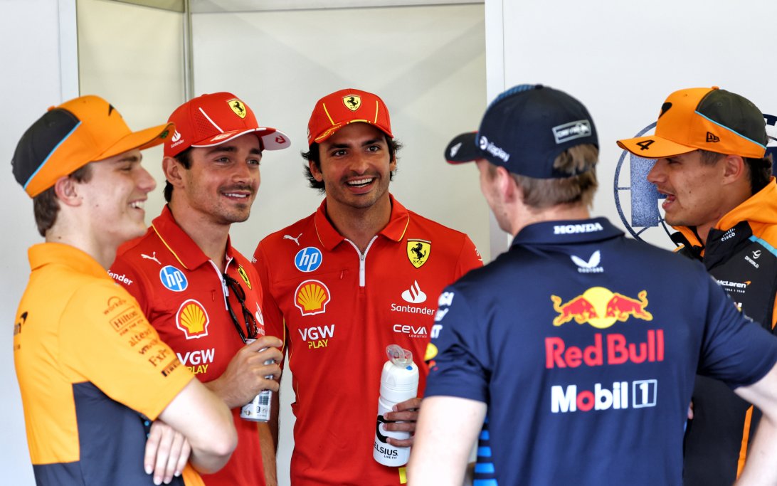 Verstappen leclerc sainz