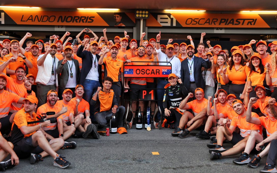 McLaren celebrate Baku