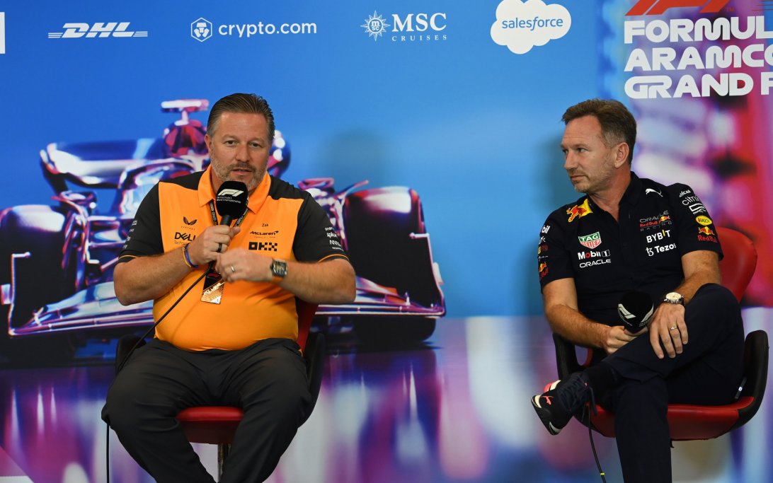 Zak Brown Christian Horner