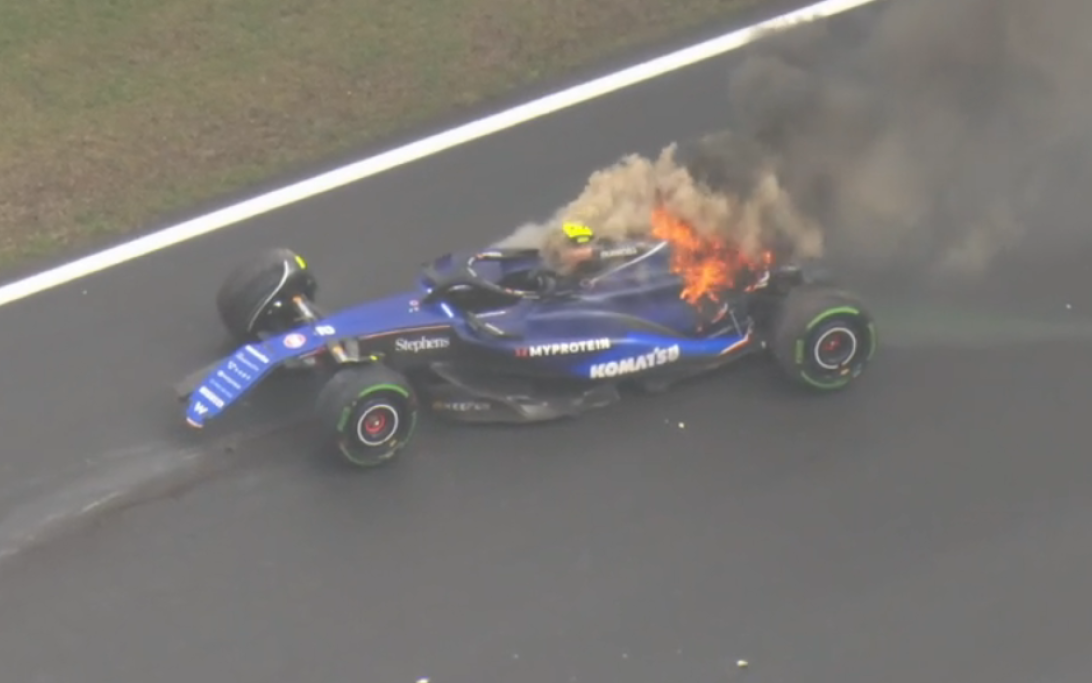 Sargeant crash FP3 Zandvoort