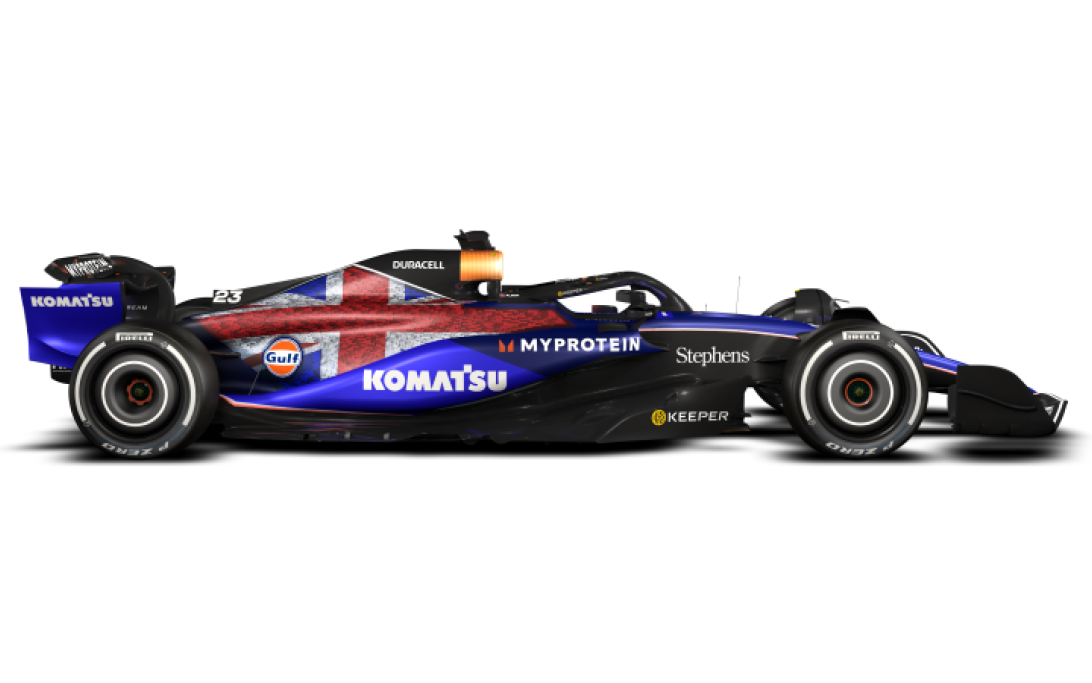 Williams special livery Silverstone